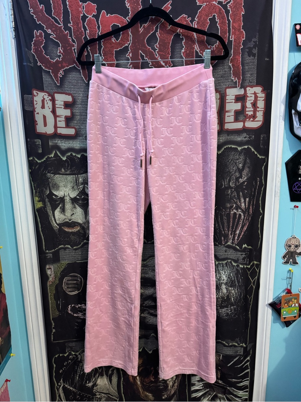 Juicy Couture Pink Textured Lounge Pants